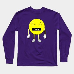 Sad Smile Long Sleeve T-Shirt